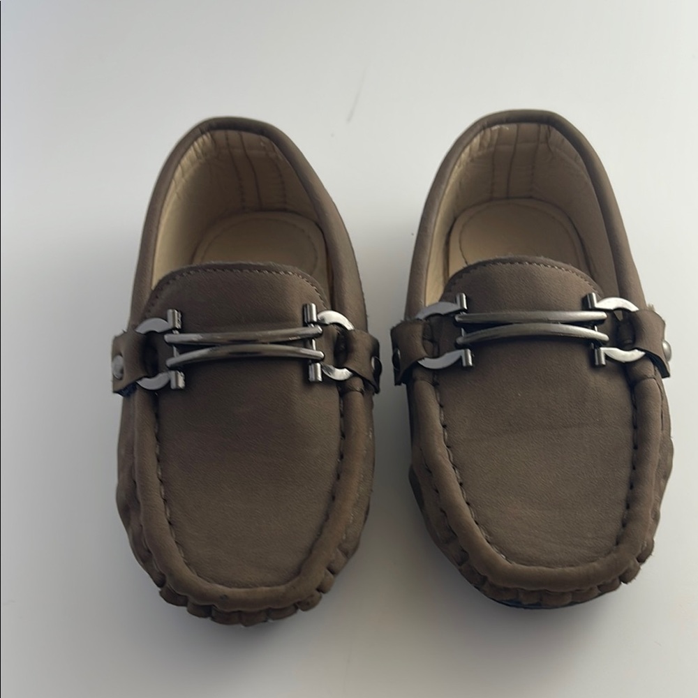 Chocolate Brown Soft Loafers kids size Euro size 22